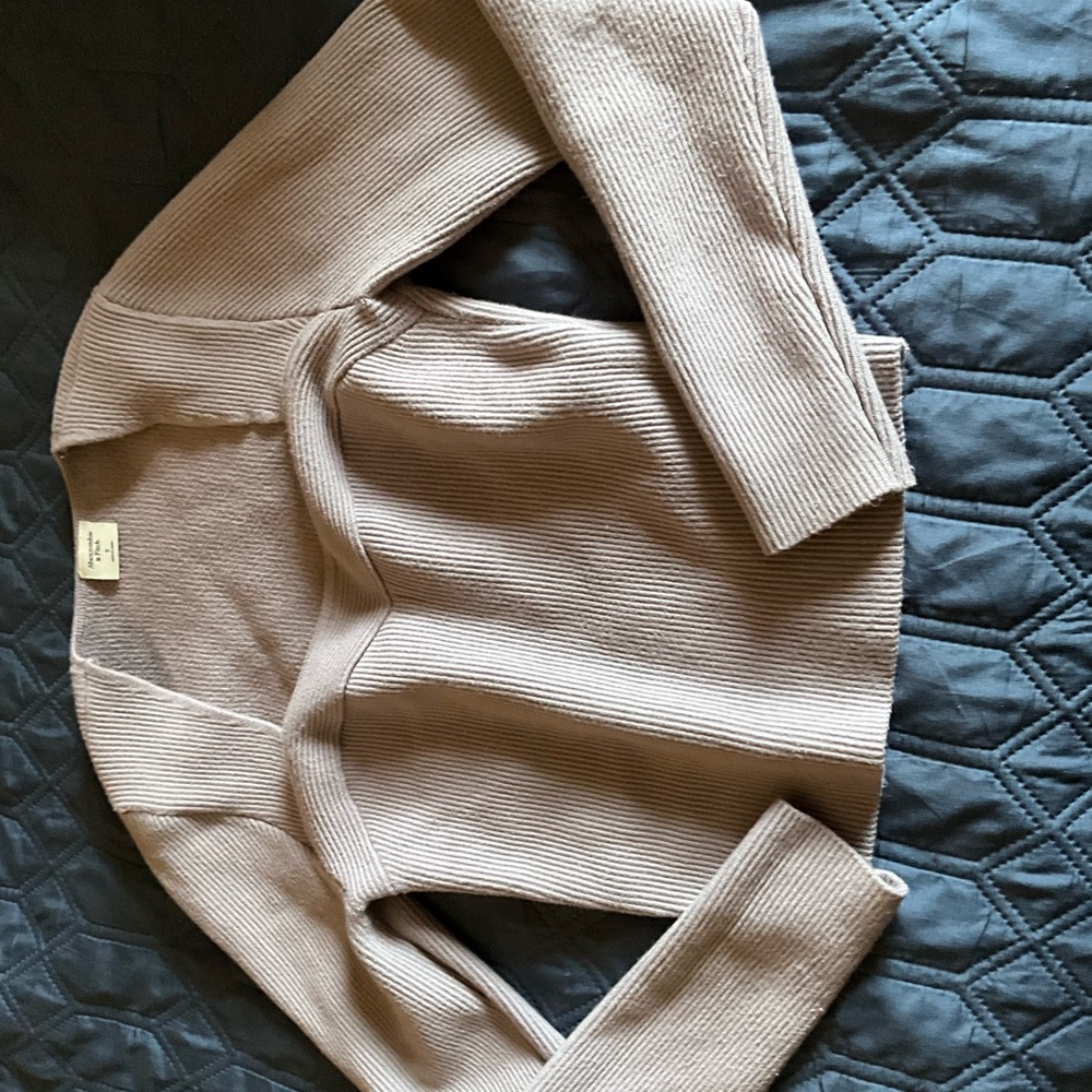 Women's Ribbed Sweater - Tan